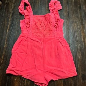 Pink Lily Romper